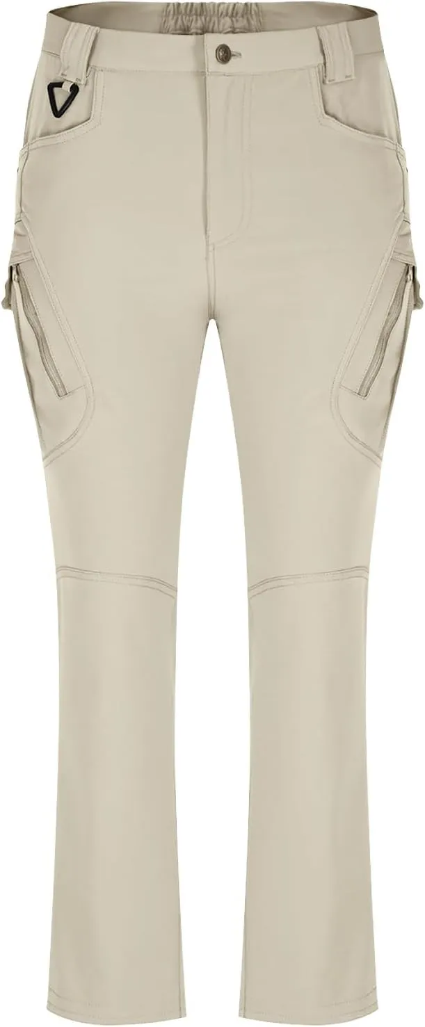 Cargo Pants for Men Baggy High Stretch Sweatpants Waterproof with Multi Pockets Sports and Outdoors Hiking Fishing Gear