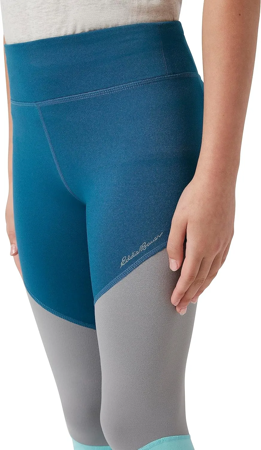 Eddie Bauer Girls' Leggings - Performance Stretch Activewear Leggings - Yoga Pants with Pocket for Girls (5-16)