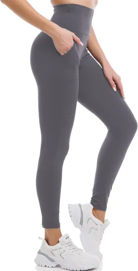 Ipletix Leggings with Pockets for Women, High Waisted Leggings Buttery Soft Non See Through Workout Yoga Pants