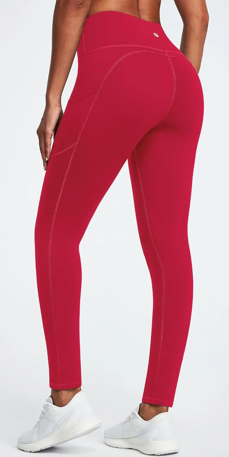 IUGA Fleece Lined Leggings Women Thermal Leggings for Women Winter Warm Tights High Waisted Hiking Yoga Pants with Pockets