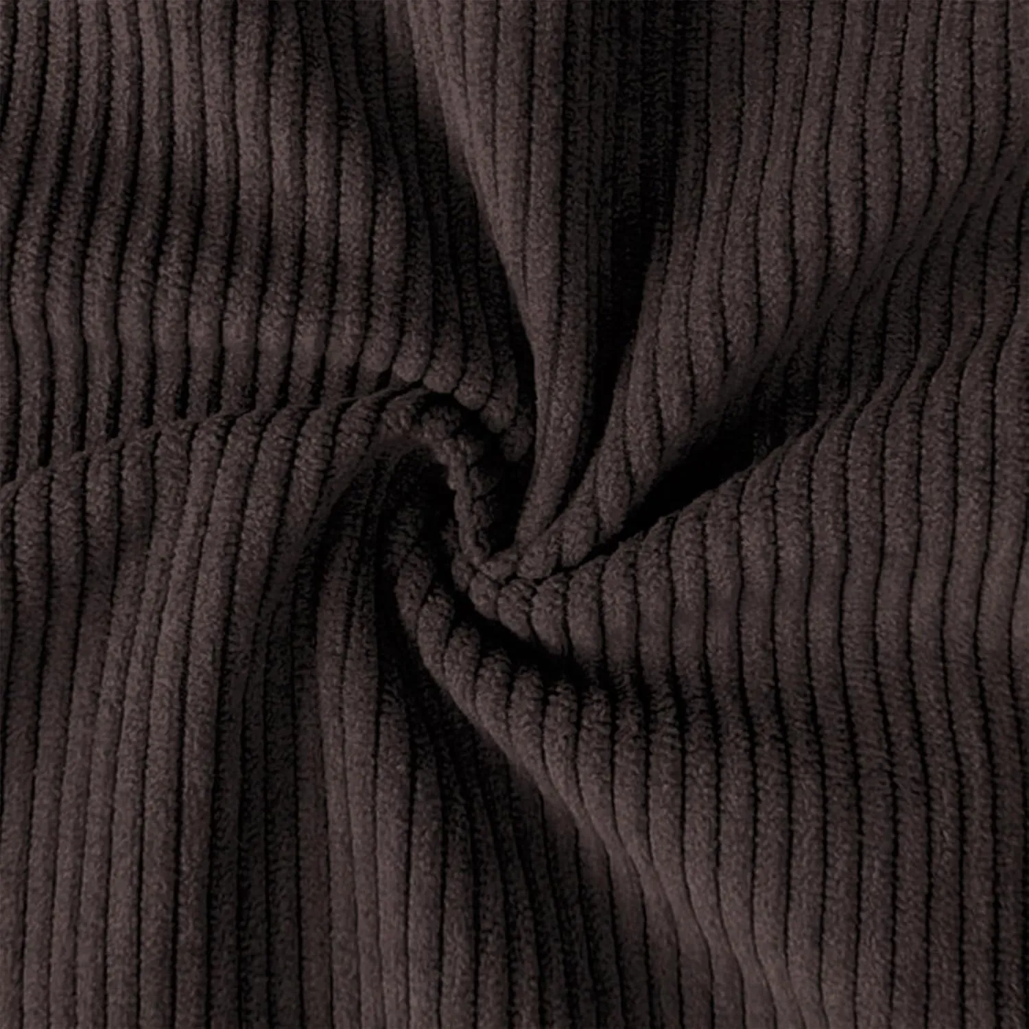 Men's Corduroy Sweatshirt Casual Long Sleeve Stand Collar 1/4 Button Up Sweaters Pullover