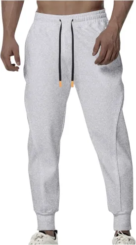 Mens Workout Joggers Pants, Men Tapered Bodybuilding Gym Joggers, Athletic Running Sweatpants with Pockets
