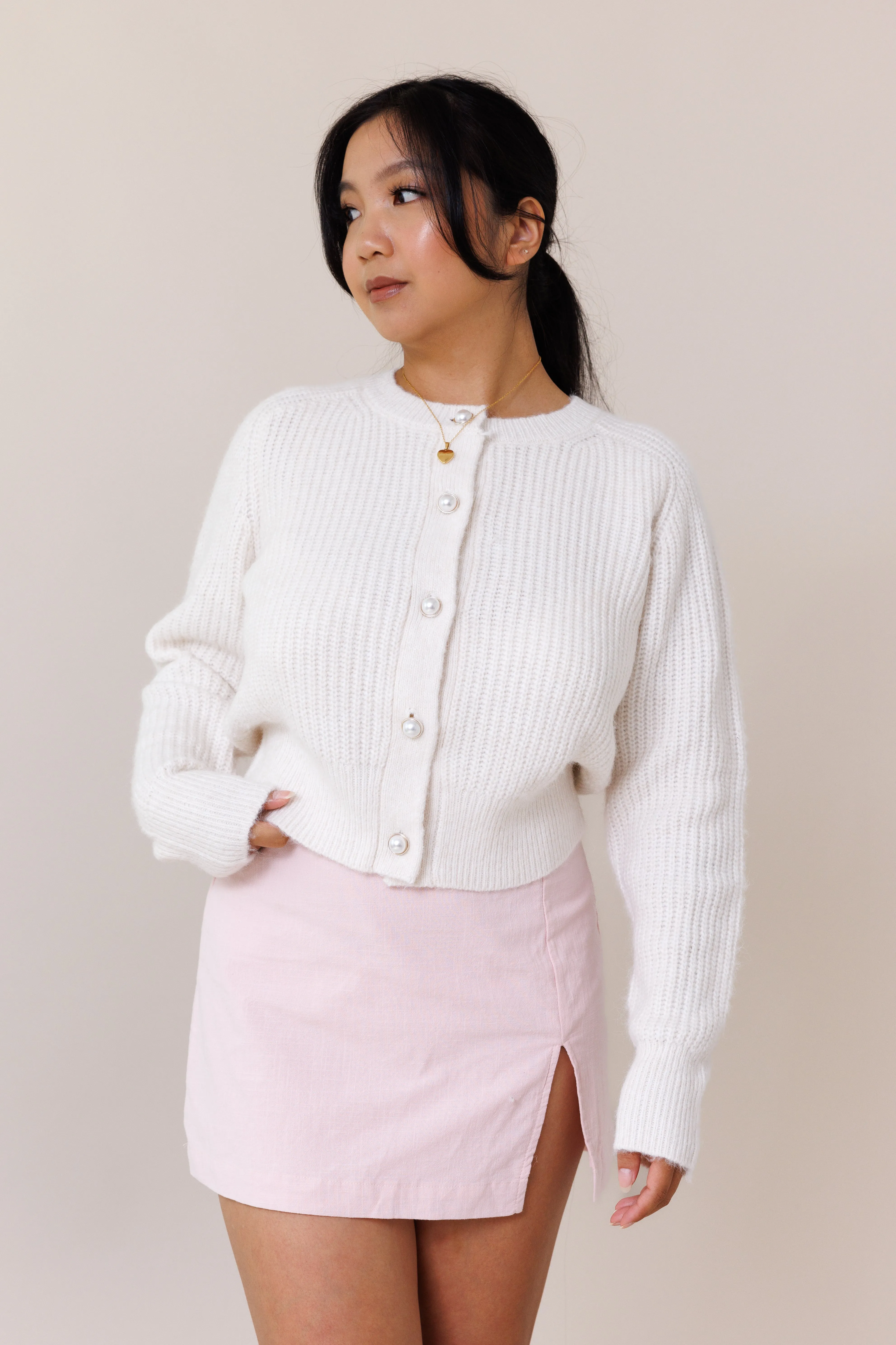 Past Life Cardigan - Cream