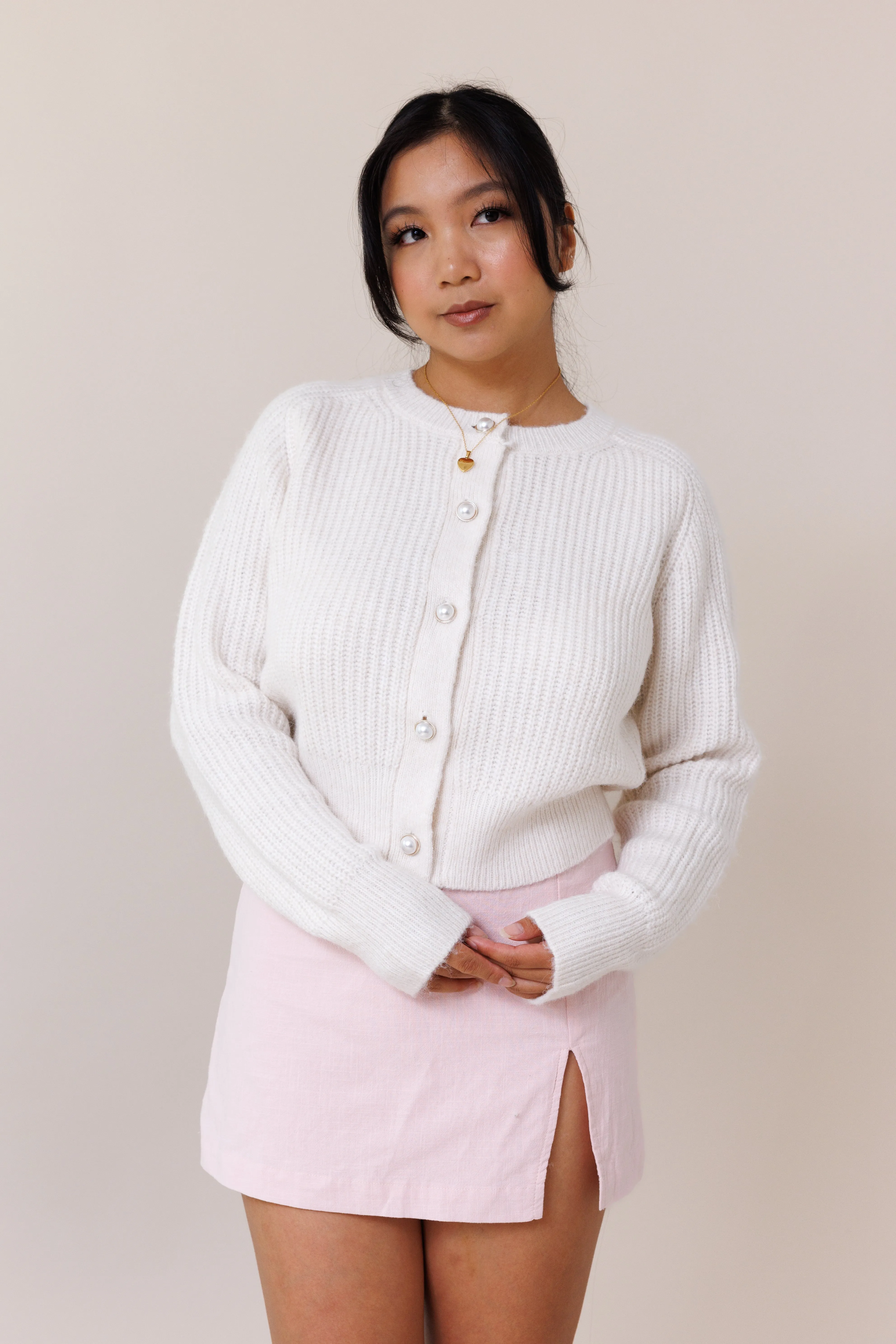 Past Life Cardigan - Cream