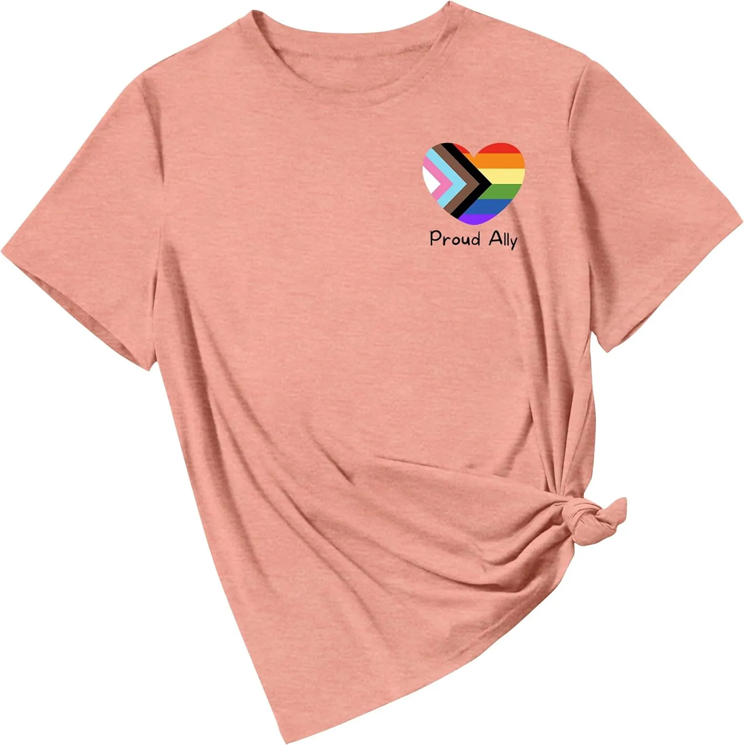 Pride Shirts for Women: Rainbow Pride Graphic Tee LGBTQ Equality T Shirt Casual Lesbian Tops