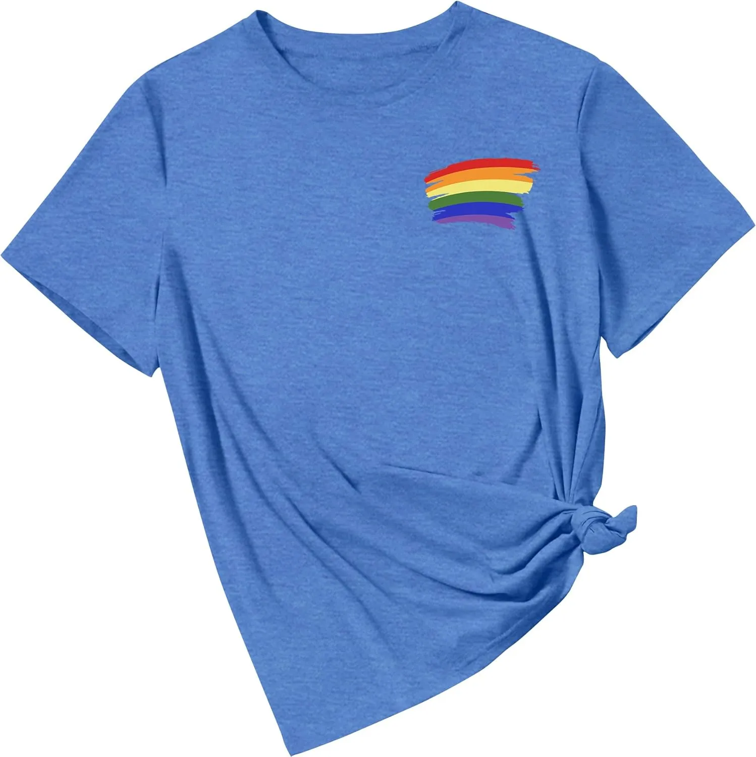 Pride Shirts for Women: Rainbow Pride Graphic Tee LGBTQ Equality T Shirt Casual Lesbian Tops