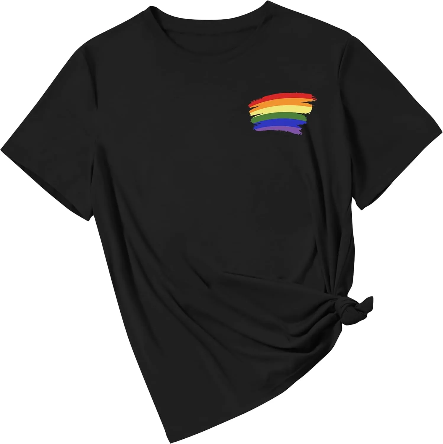 Pride Shirts for Women: Rainbow Pride Graphic Tee LGBTQ Equality T Shirt Casual Lesbian Tops