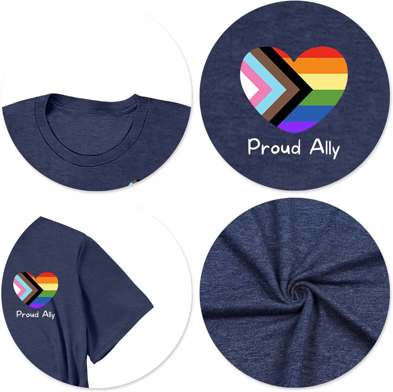 Pride Shirts for Women: Rainbow Pride Graphic Tee LGBTQ Equality T Shirt Casual Lesbian Tops