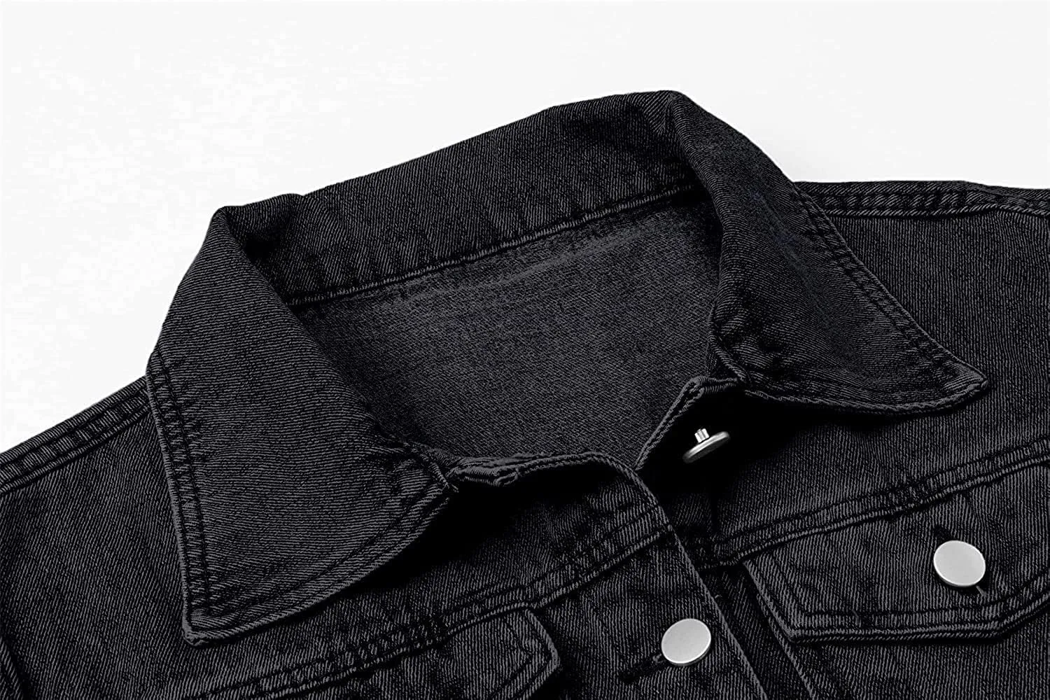 SANGTREE Women's Button Down Denim Jacket