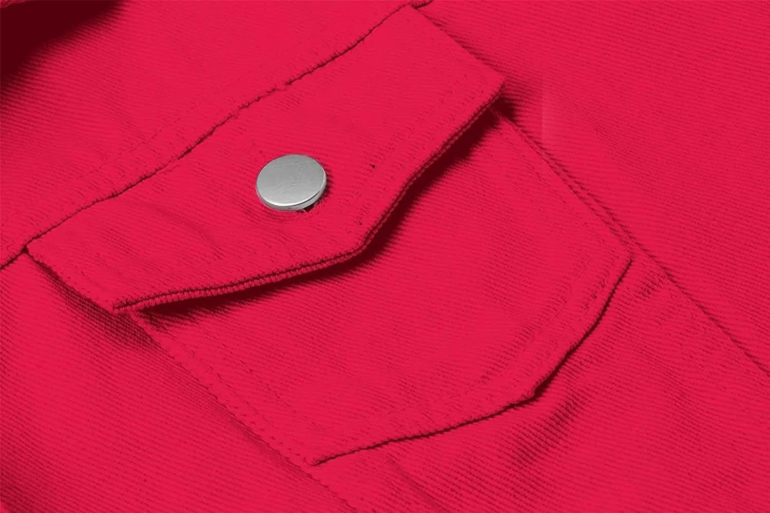 SANGTREE Women's Button Down Denim Jacket