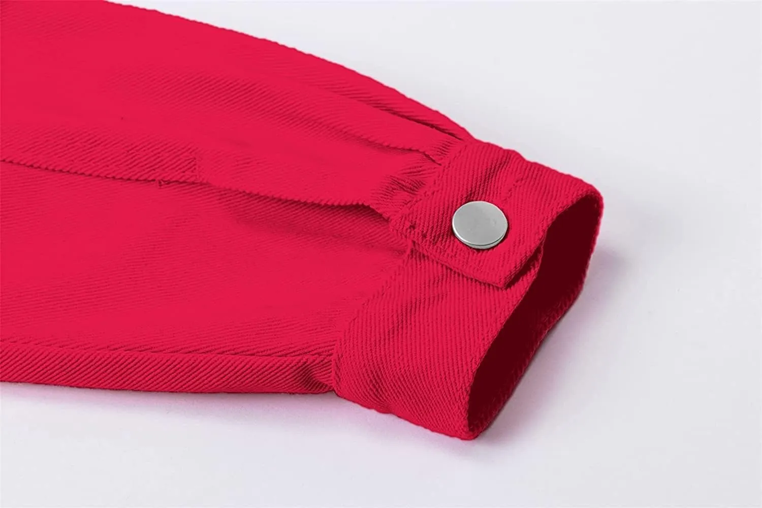 SANGTREE Women's Button Down Denim Jacket