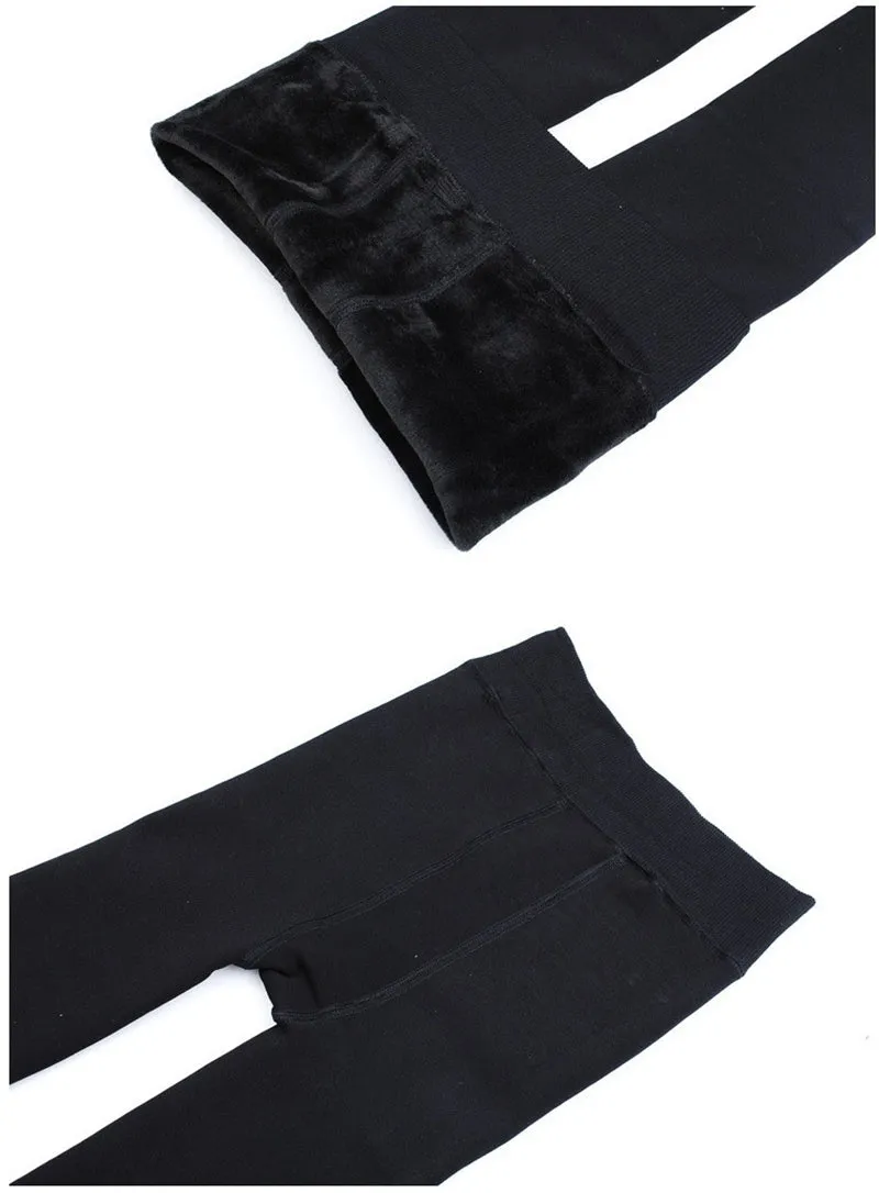 VenusFox Warm High Waist Velvet Leggings