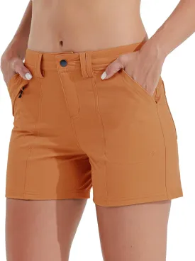 Willit Women's Golf Hiking Shorts Quick Dry Athletic Casual Summer Shorts with Pockets 4.5 in