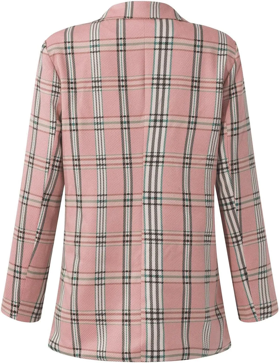 Womens Casual Long Sleeve Work Office Solid Open Front Blazer Jacket Elegant Cardigan Coat